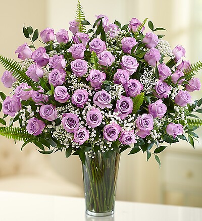 Ultimate Eleganceâ?¢  Long Stem Purple Roses