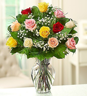 Rose Elegance™ Premium Long Stem Assorted Roses