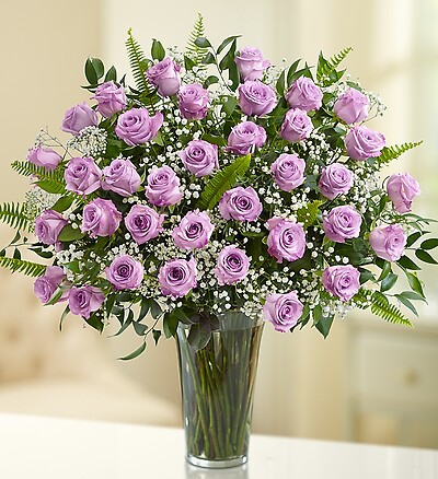 Ultimate Eleganceâ?¢  Long Stem Purple Roses